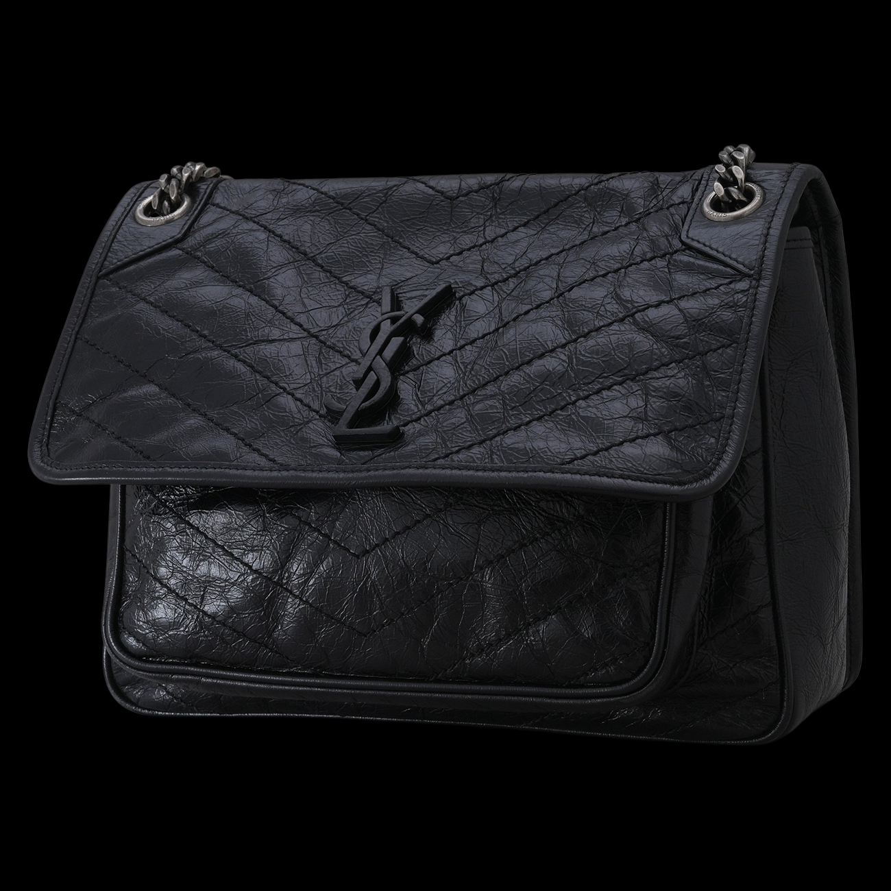 YVES SAINT LAURENT(USED)생로랑 498894 니키 미디움 체인 백